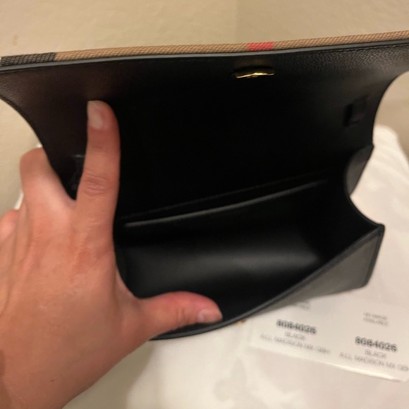 BURBERRY Madison MX Crossbody Bag Black Multi - Picture 7 of 9